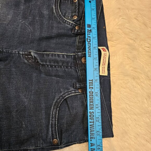 Levi's 519 16Reg Women's Blue Dark Wash Extreme Skinny Jeans W28/L28 - Picture 5 of 9